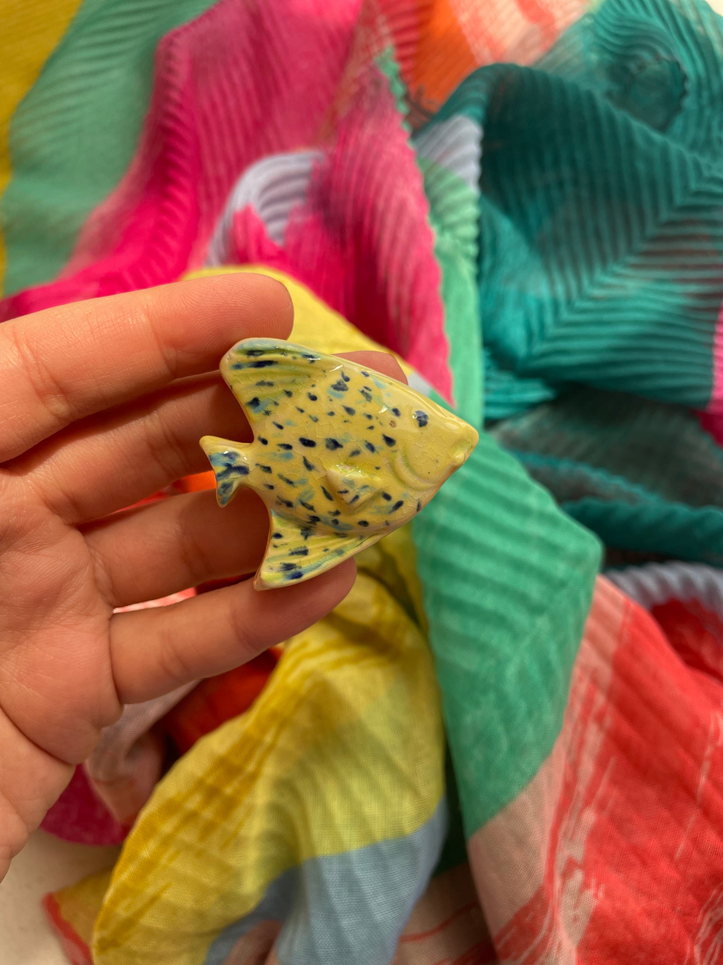 Yellow Zubaidi Fish Magnet