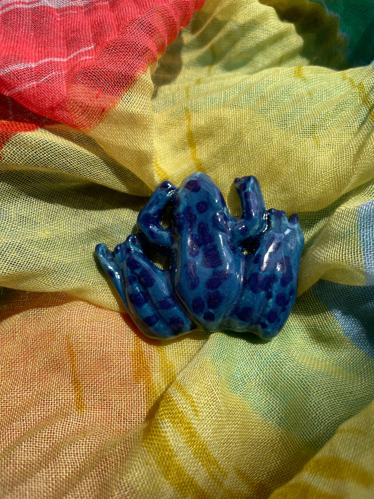 Blue Dart Frog Magnet