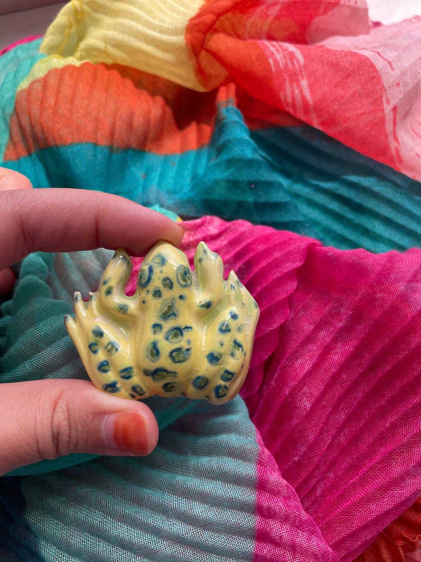 Yellow Dart Frog Magnet