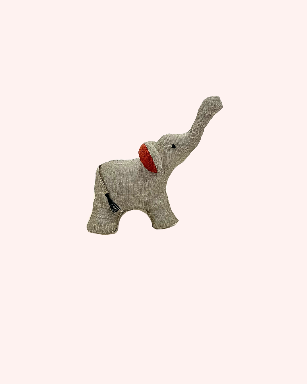 Natural Silk Handmade Stuffed Elephants