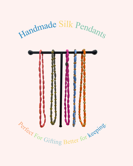 Handmade Silk Pendents