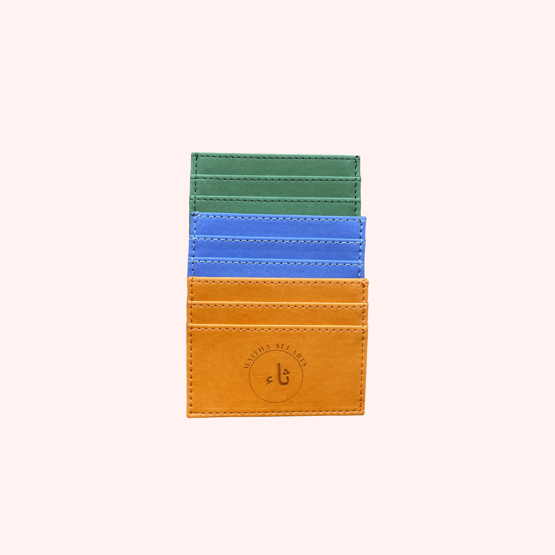 Sustainable Leather Card Holders